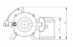 Pompe à piston de lubrification centralisée de la série alp80