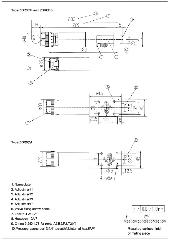 Pressure reducing valves type ZDR 6 D .png