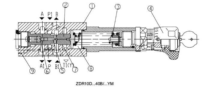 Direct operated pressure reducing valve sandwich plate,type ZDR 10 D...40B .png