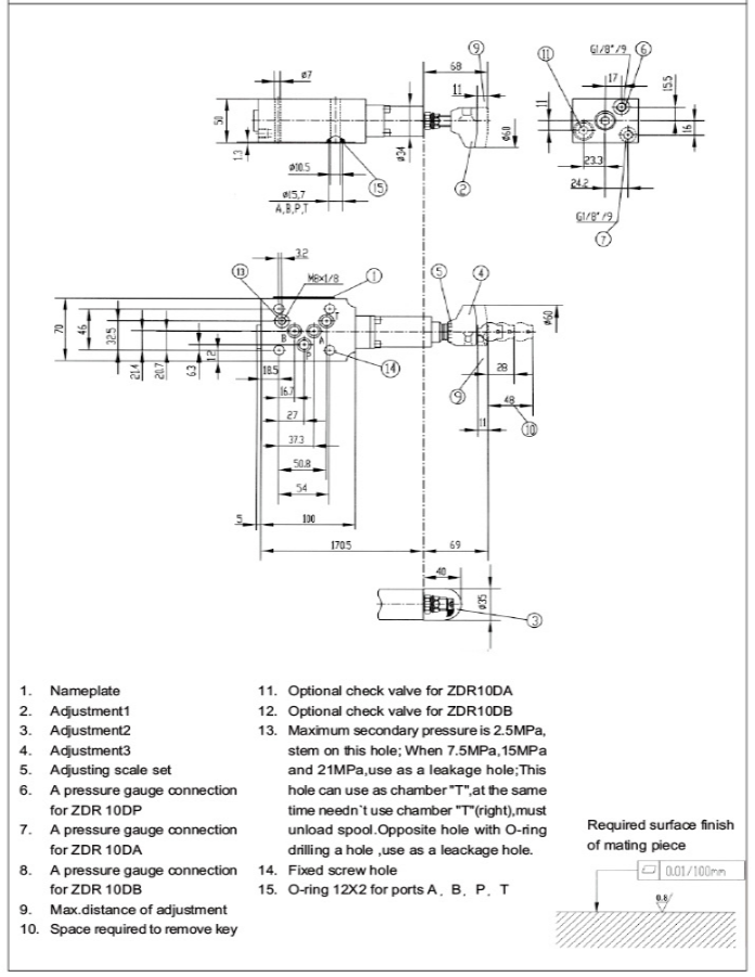 Direct operated pressure reducing valve sandwich plate,type ZDR 10 D...40B .png