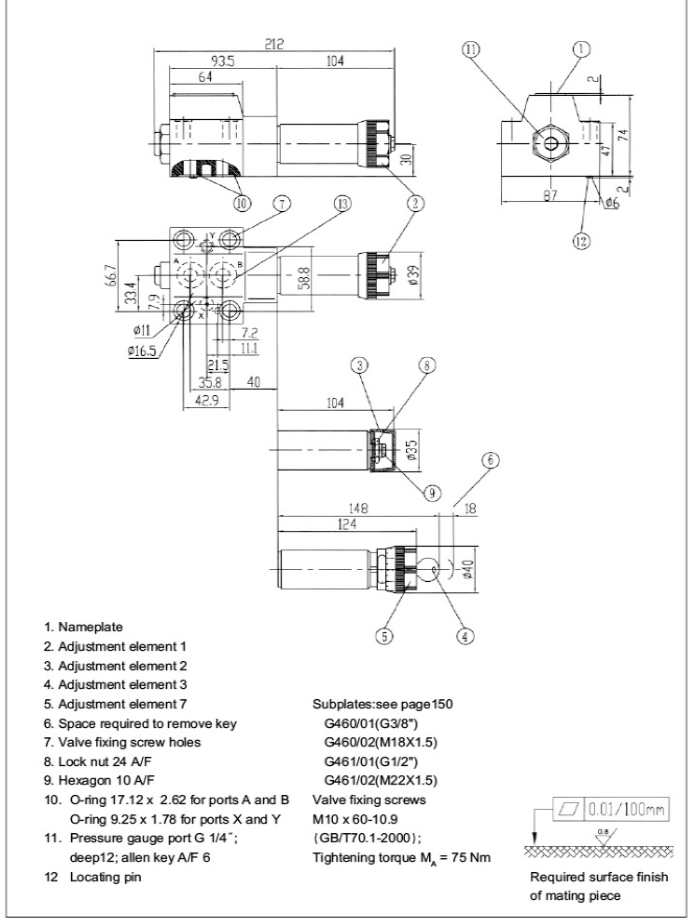 Pressure sequence valve, direct operated,type DZ 10 DP .png