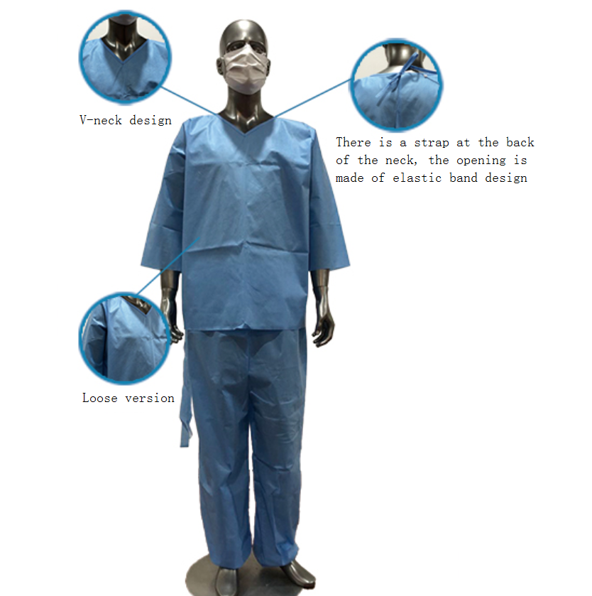 Litai Blue split disposable isolation gown (no hoodies ).png