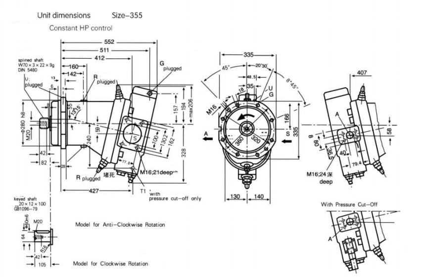 Axial Piston-bent Axis Design Variable Displacement Pump A7V .png