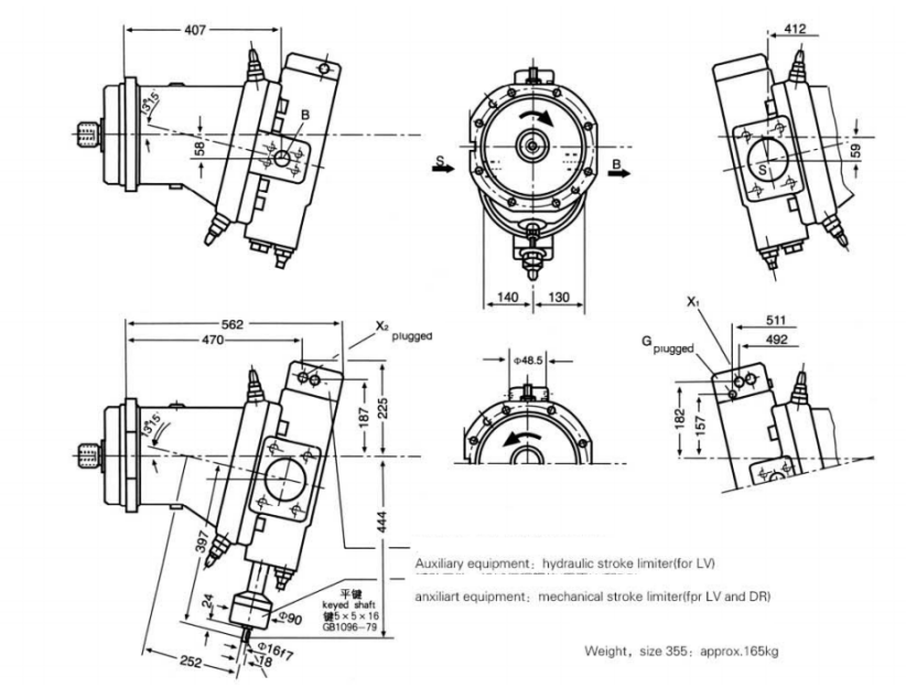 Axial Piston-bent Axis Design Variable Displacement Pump A7V .png