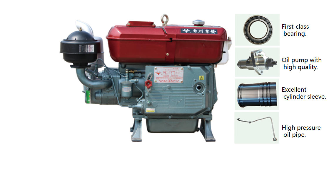 Light-Weight Evaporative Type Diesel Engine