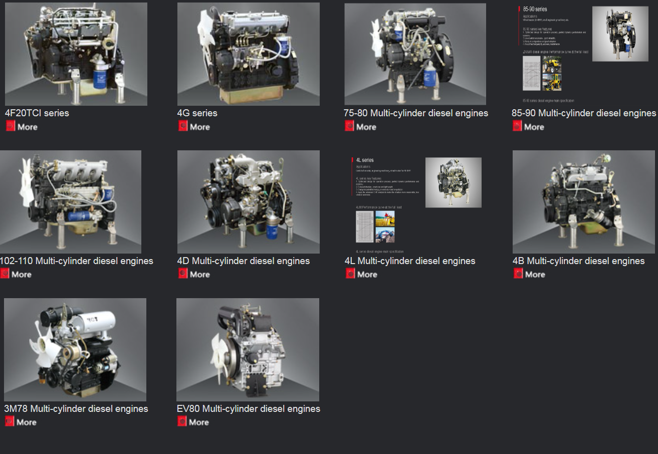 “Changchai” brand multi-cylinder diesel engines