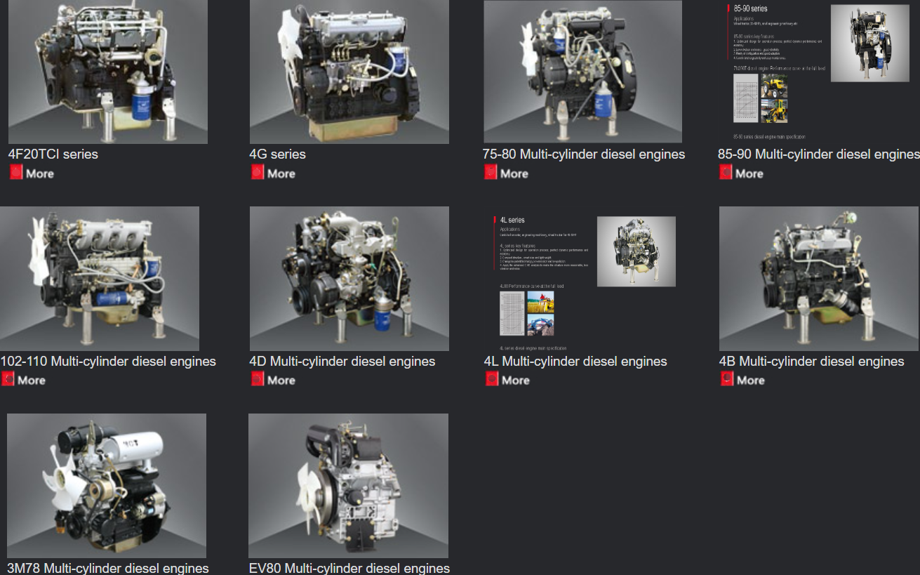 “Changchai” brand multi-cylinder diesel engines 